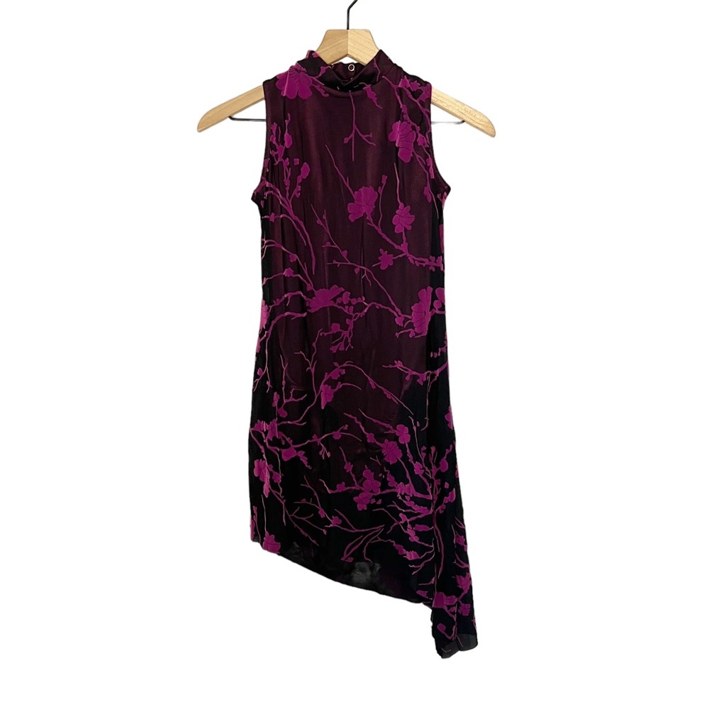 NEW NWT Weissman Floral Good Night Saigon Dress Dance Costume in Mulberry XLC